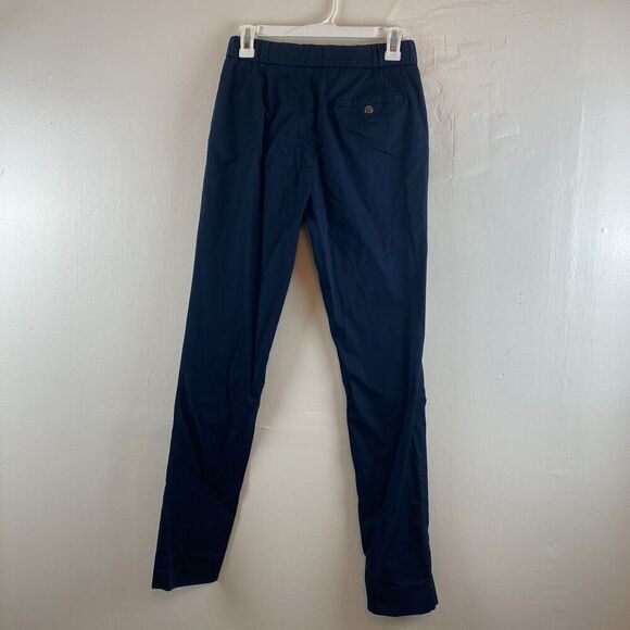 L'Estrange London The 24 Hour Trouser Slim-Fit Chino Pants Men size XS Navy Blue - Picture 6 of 14